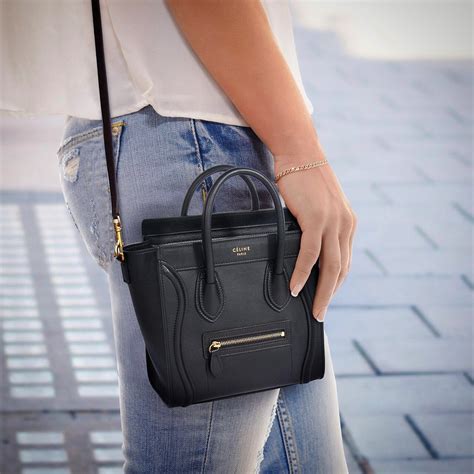 celine nano luggage bag replica|celine mini luggage tote bag.